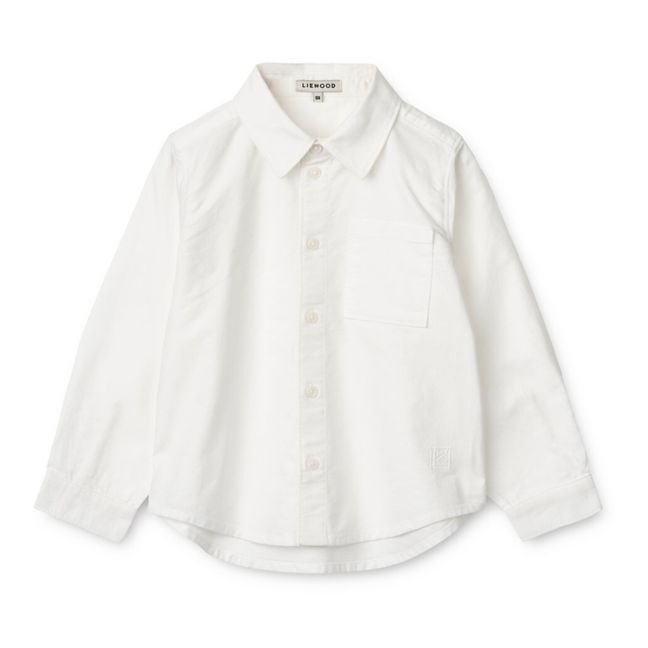Camicia in cotone organico Costa | Bianco
