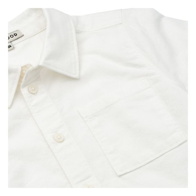 Camicia in cotone organico Costa | Bianco