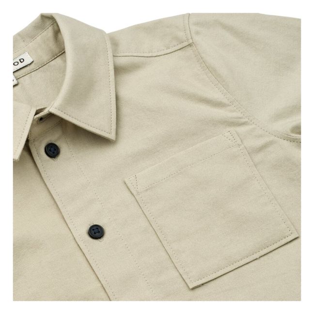 Costa Organic Cotton Shirt | Beige