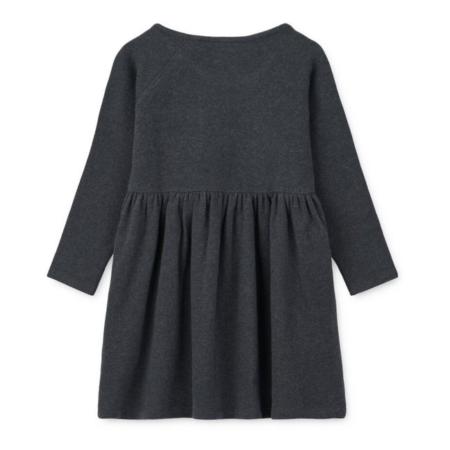 Robe Coton Bio Jenny | Gris anthracite