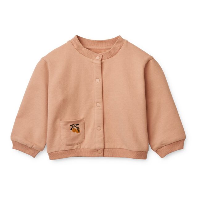 Cardigan Coton Bio Silvio | Rose