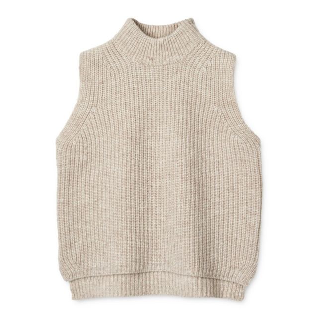 Pull Sans Manches Coton Bio Glory | Ecru