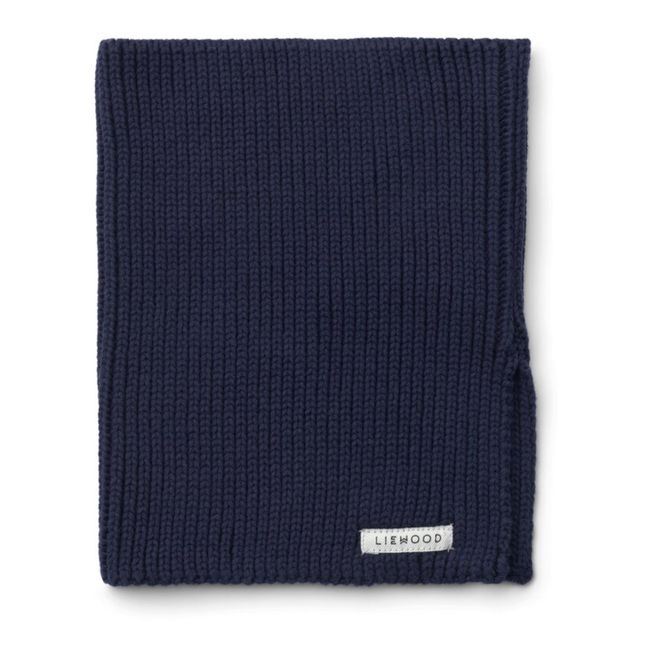 Snood Coton Bio Maille Mathias | Bleu marine