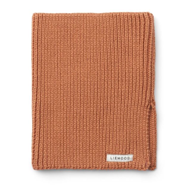 Snood Coton Bio Maille Mathias | Rose