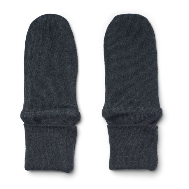 Marisol Organic Cotton Mittens | Charcoal grey