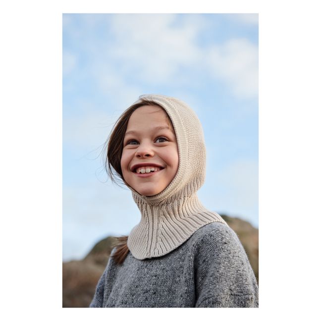 Cagoule Laine Recyclée Folke | Ecru