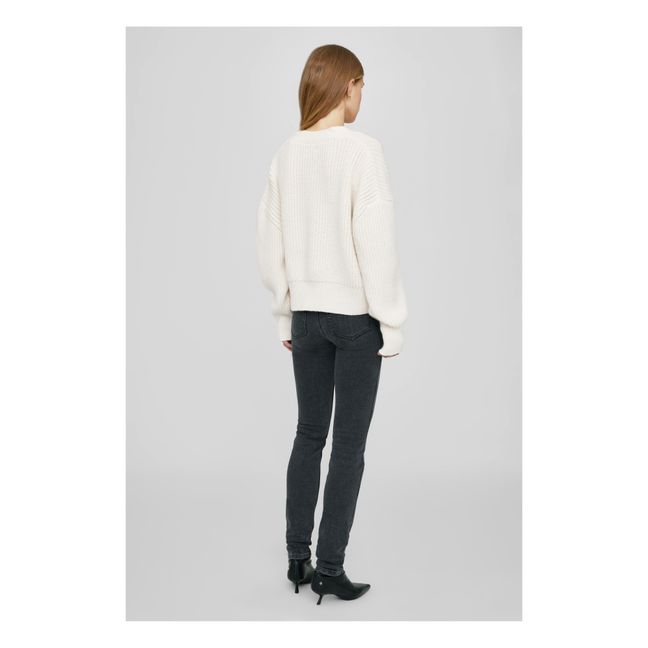 Cardigan Maxwell Alpaga et Laine | Crème