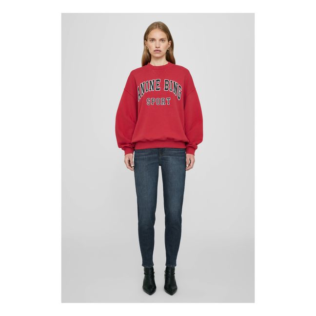 Jaci Anine Bing Organic Cotton Sweatshirt | Rojo