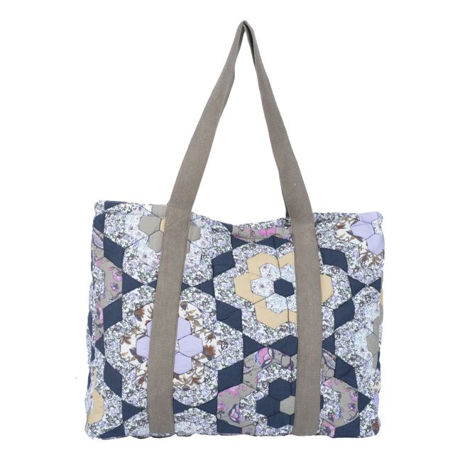 Tote bag Patchwork Thais - Collezione Donna  | Blu