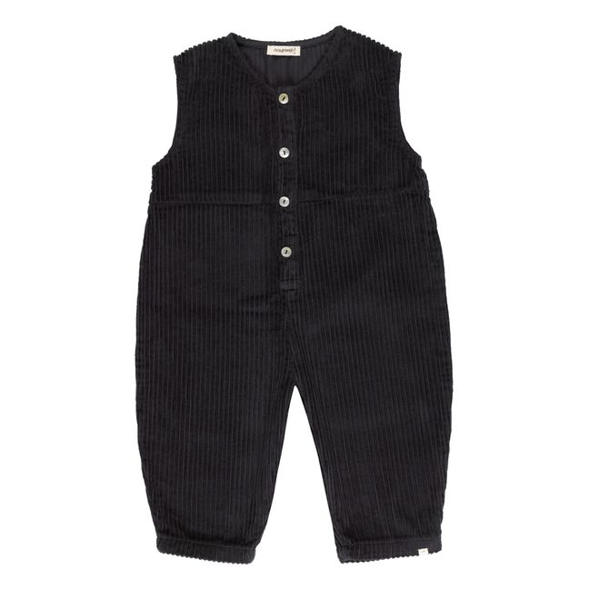 Combinaison Velours Côtelé Sancho | Gris anthracite