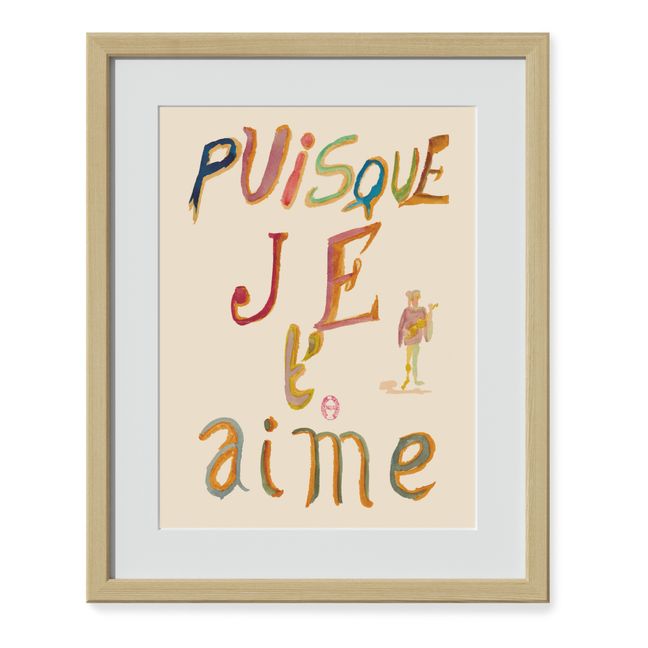 Affiche Puisque je t'aime