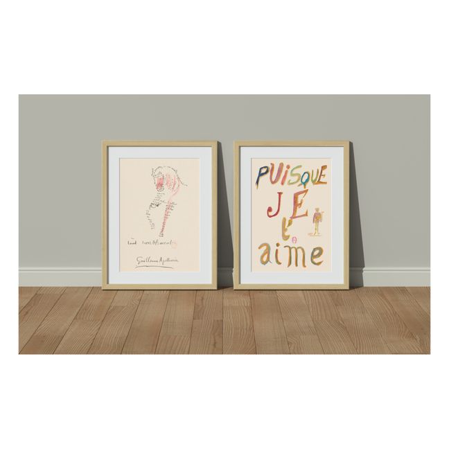 Affiche Puisque je t'aime