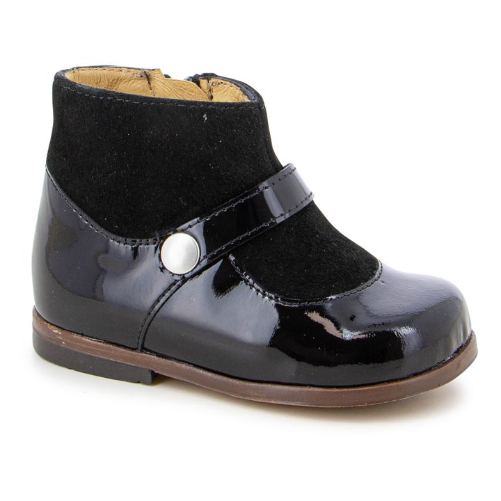 Zeus Bal Zip Boots | Black- Product image n°1