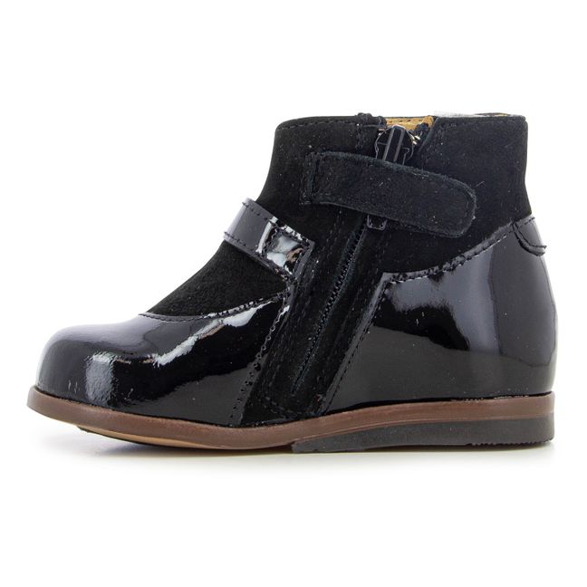 Zeus Bal Zip Boots | Black