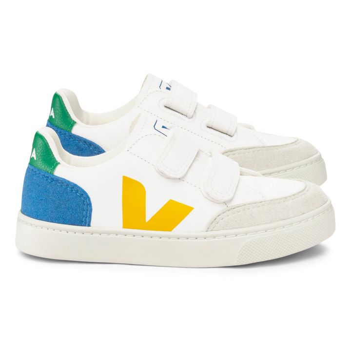 Veja Baskets Esplar Scratchs Cuir Bleu Smallable