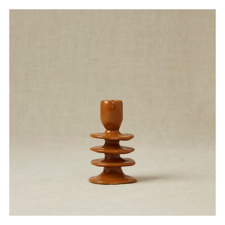Kerzenhalter aus Keramik | Karamel- Produktbild Nr. 0