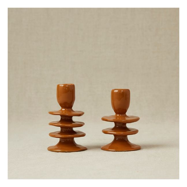 Bougeoir en céramique | Caramel
