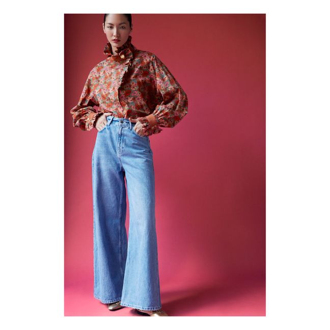 Camisa Ezra Floral | Rojo