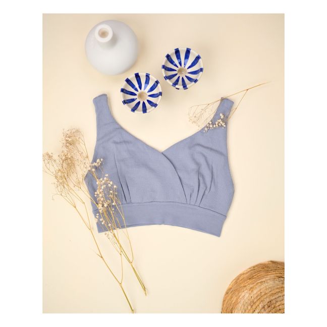 Brassière d'allaitement | Bleu gris