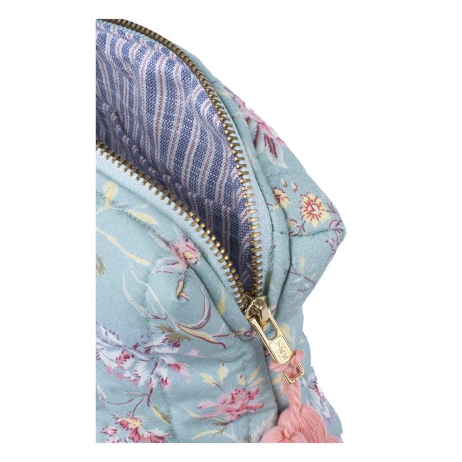 Bolso de mano de algodón orgánico Teiki | Azul Turquesa
