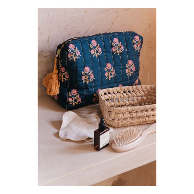 Pochette Teiki en coton bio | Bleu nuit