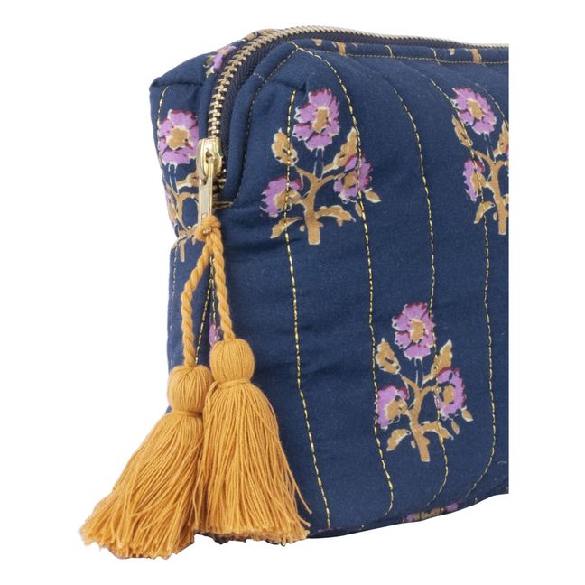 Bolso de mano de algodón orgánico Teiki | Azul Noche