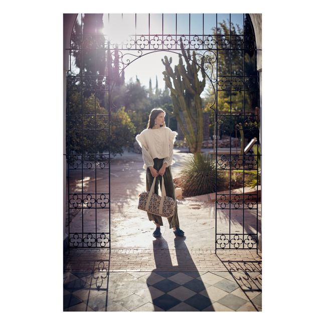 Bolso 24 h Vaeva de algodón orgánico | Crema