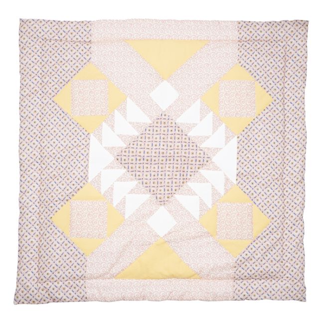 Plaid Aneka en coton bio | Blush