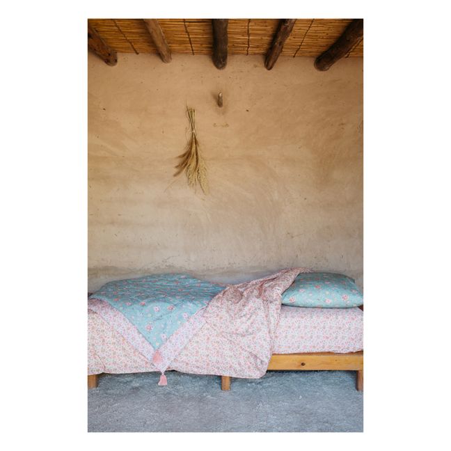 Housse de couette Noemie en coton bio | Rose poudré