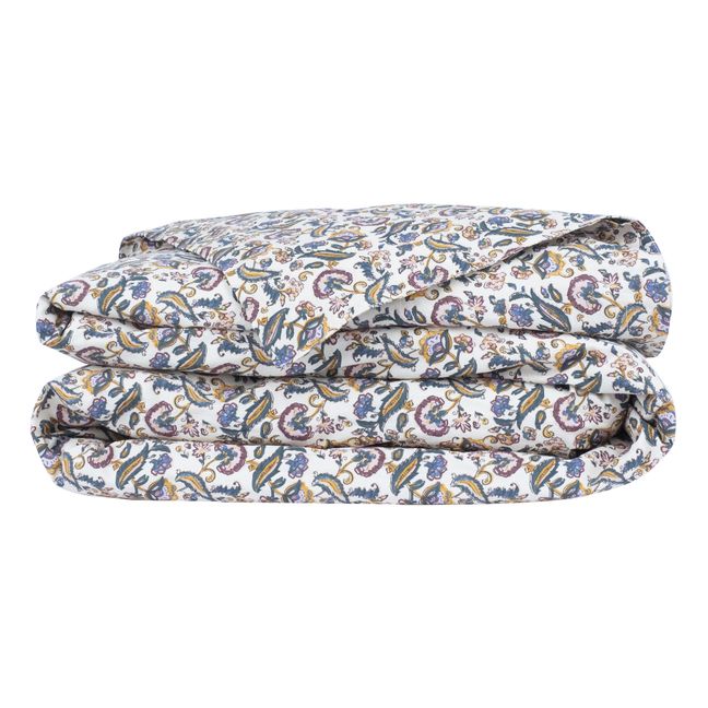 Noemie Organic Cotton Duvet Cover | Cream
