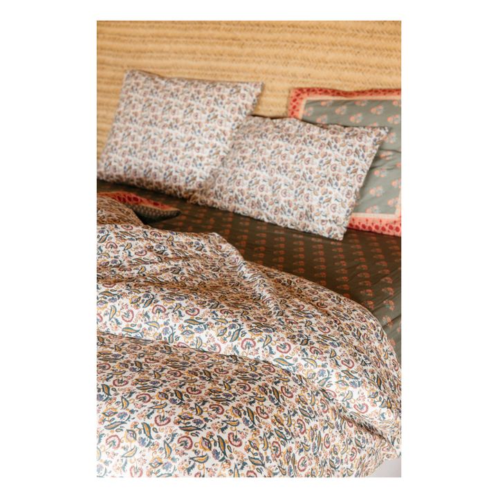 Bettbezug aus Bio-Baumwolle Noemie | Cremefarben- Produktbild Nr. 2
