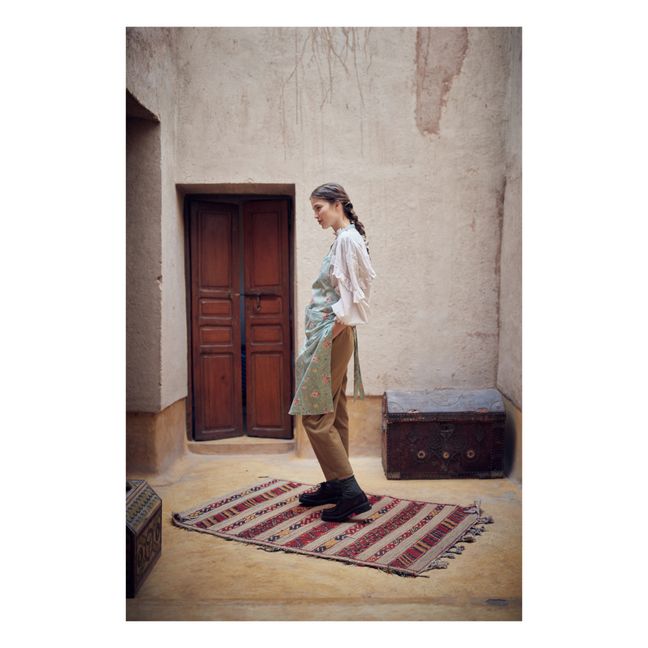 Mado Organic Cotton Apron | Turquoise
