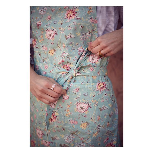 Mado Organic Cotton Apron | Turquoise
