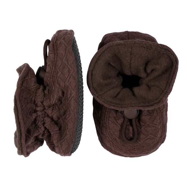 Chaussons Matelassé | Chocolat
