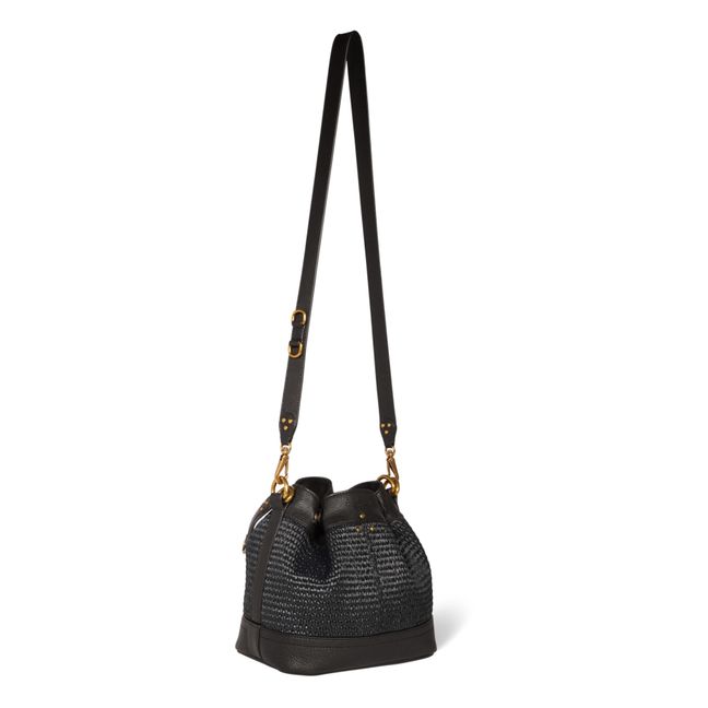 Sac Ben S Raphia | Bleu nuit