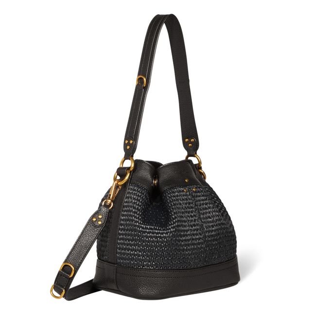 Sac Ben S Raphia | Bleu nuit