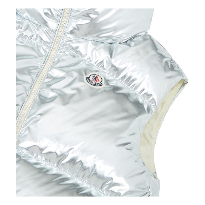 Ärmellose Daunenjacke Blavet-Logo | Silber- Produktbild Nr. 2