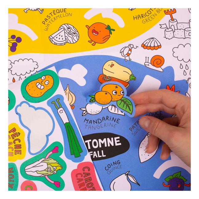 OMY school poster - Fruit and vegetables