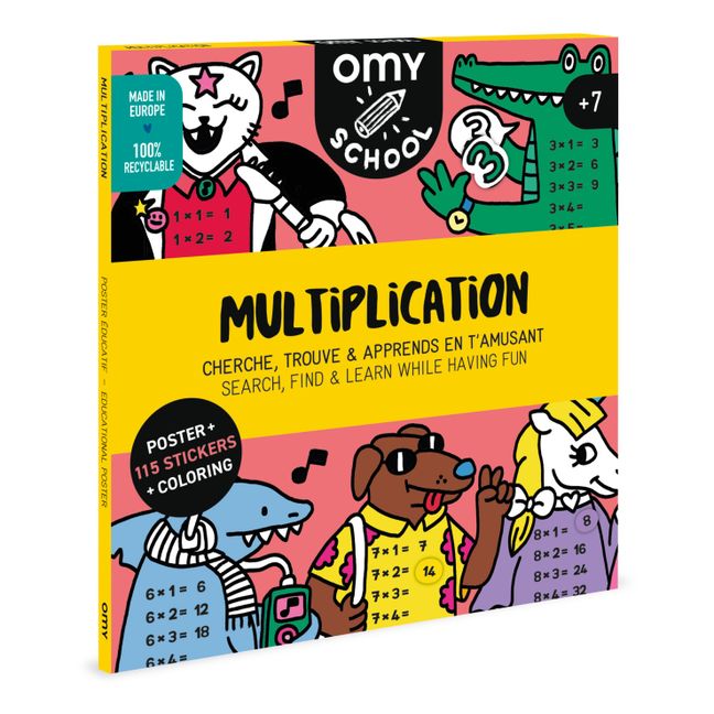 OMY school poster - Mutltiplications