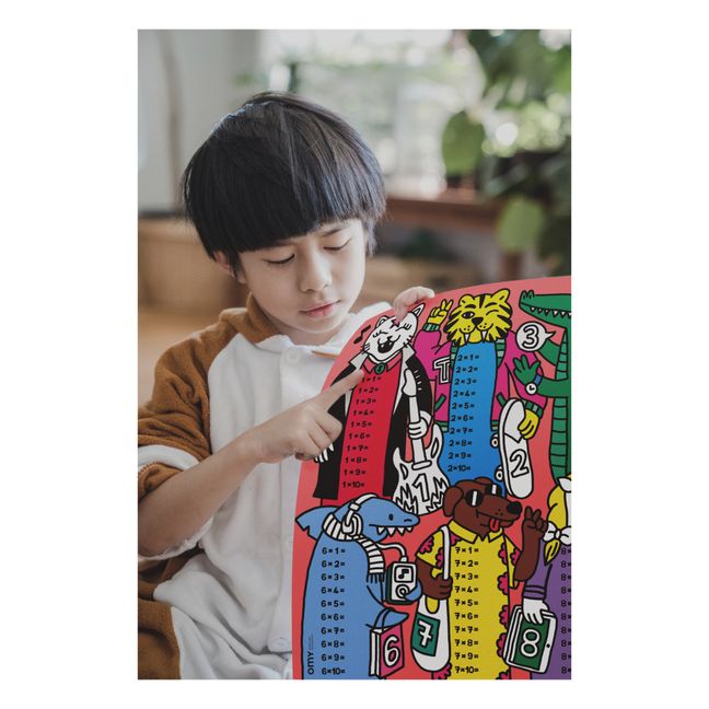 OMY school poster - Mutltiplications