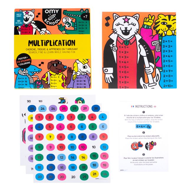 OMY school poster - Mutltiplications