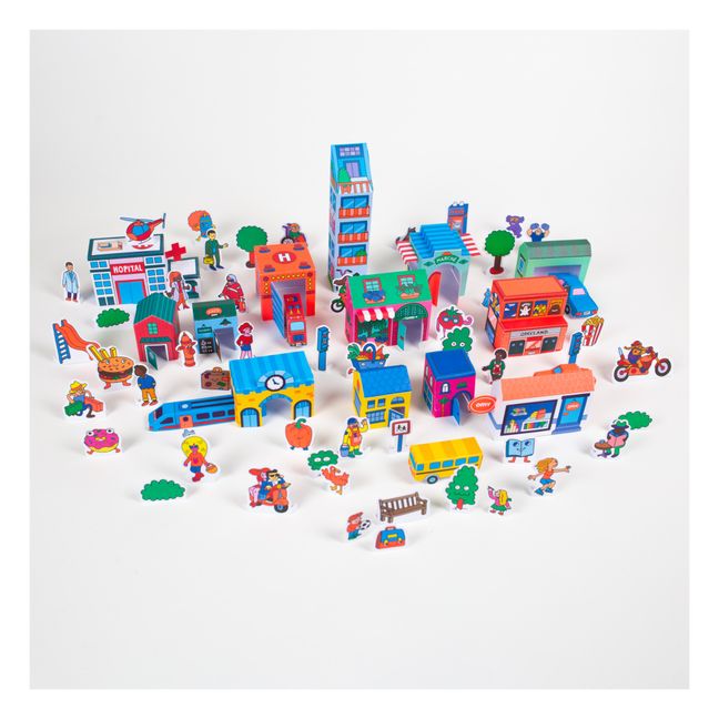 3D paper toys - Ville | Orange