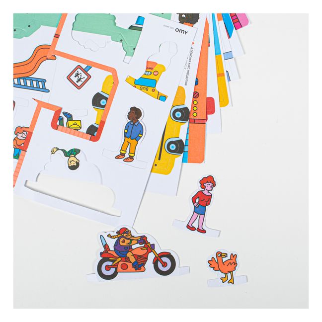 3D paper toys - Ville | Orange