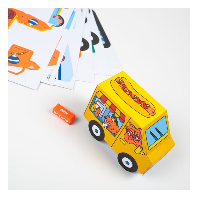 3D paper toys - Vroom | Bleu