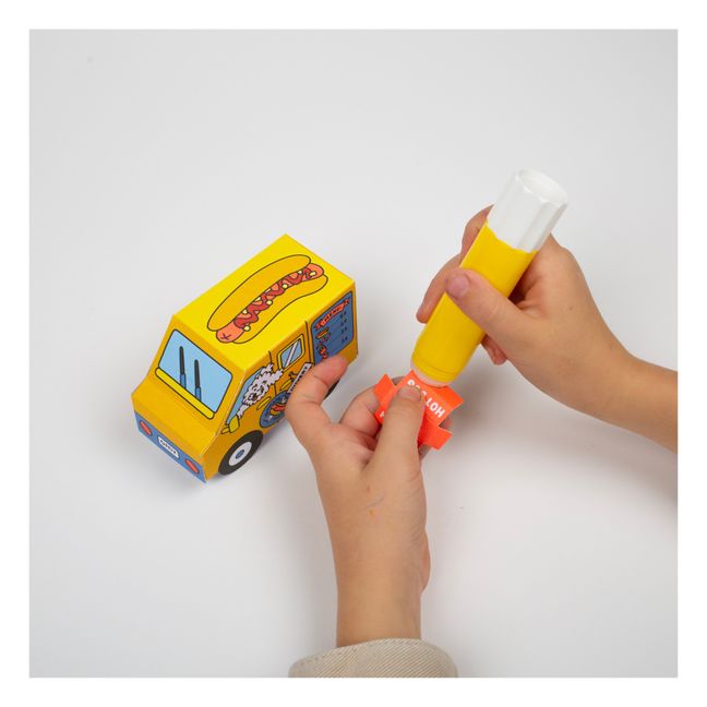3D paper toys - Vroom | Bleu
