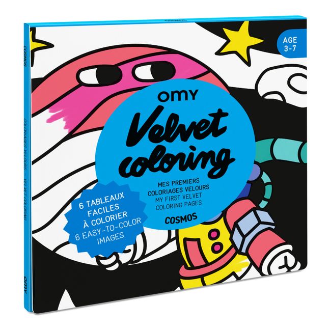 Velvet coloring book - Cosmos | Blue