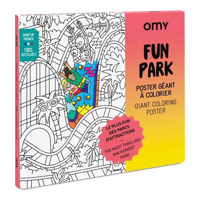 Poster à colorier - Fun park