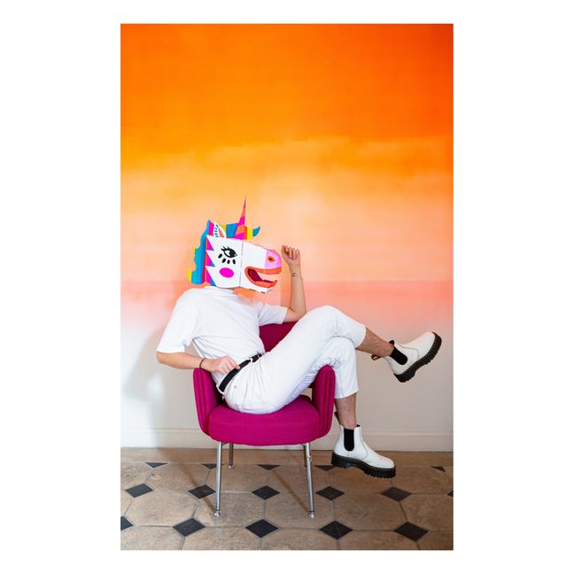 Masque 3D - Licorne | Rose