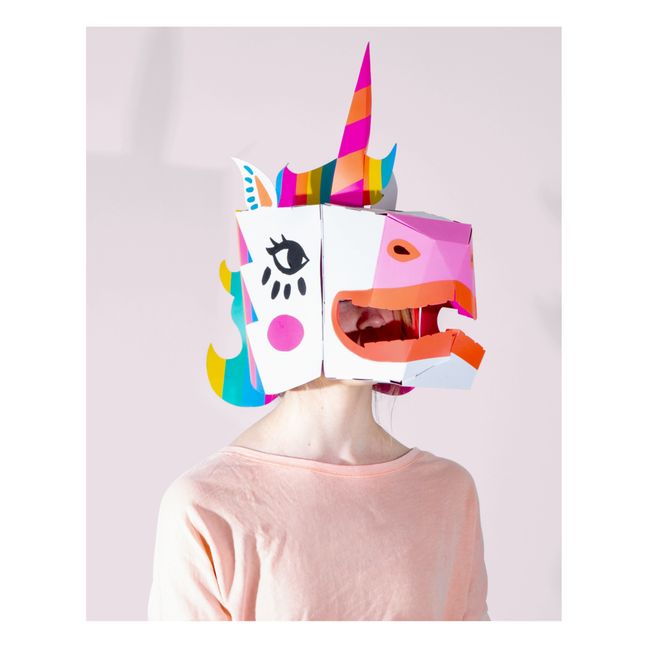 Masque 3D - Licorne | Rose