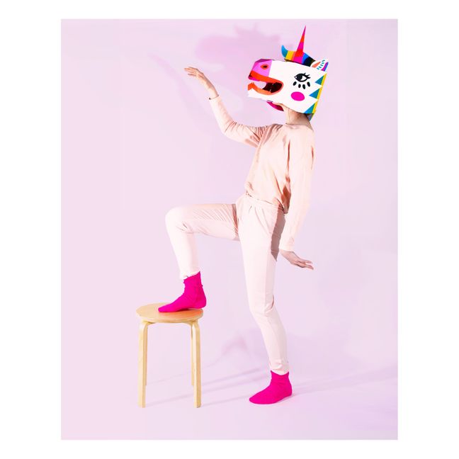 Masque 3D - Licorne | Rose